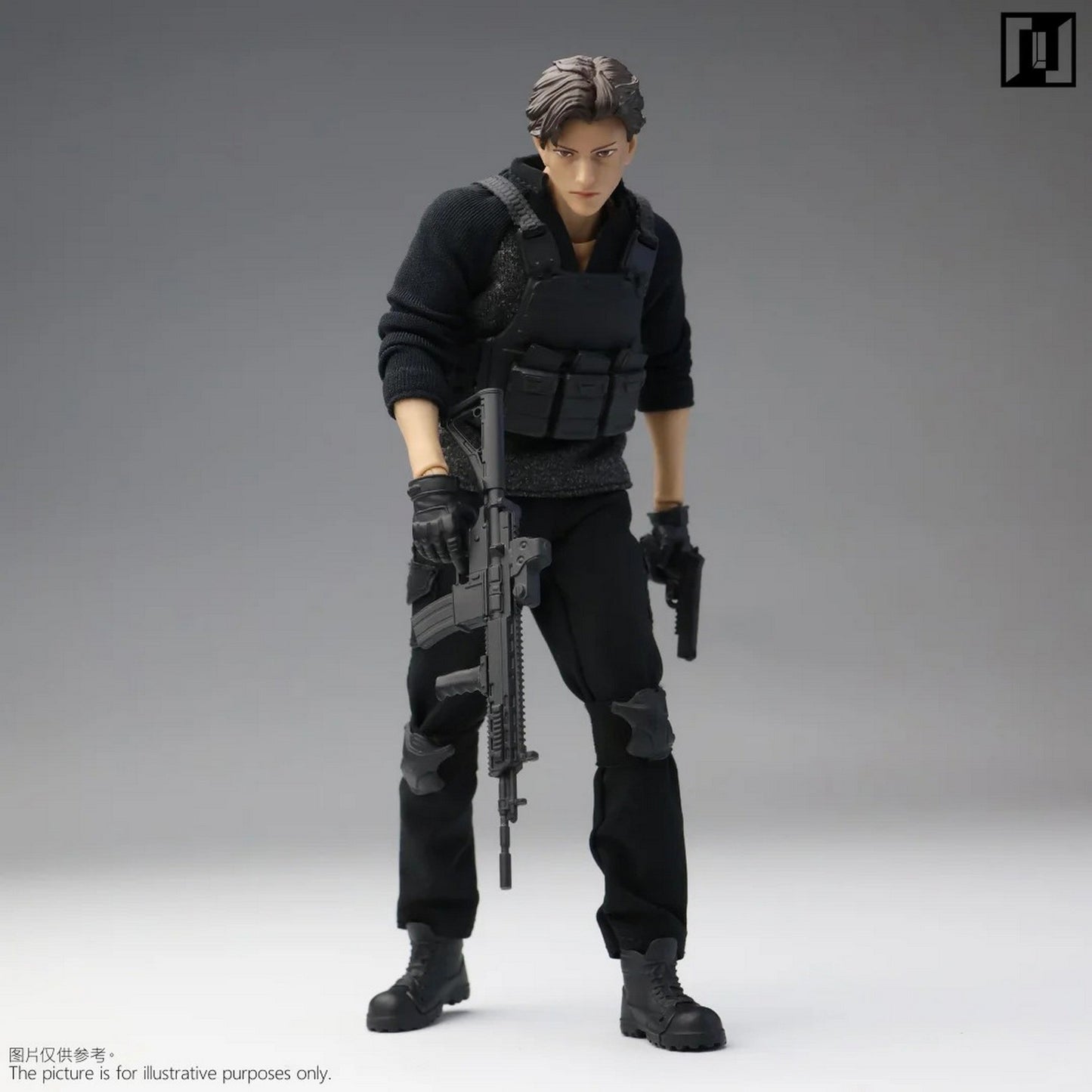 (Pre-order) MIRRFIG studio 1/12 Black Agent figure