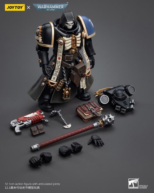 This 1/18 scale figure includes a variety of parts and accessories to allow you to customize your army of Warhammer 40k figures. Don't miss out on adding this figure to your collection!