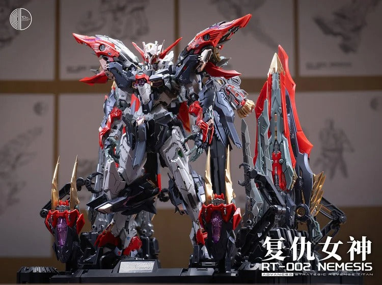 In ERA+ is proud to introduce a new model kit that will upgrade your mecha collection with some serious firepower: the Nemesis Advanced Strategic Revenge Titan! Featuring a wide range of accessories and weapons, this is one mecha you won't want to miss out on! Order yours today and get ready to battle!
