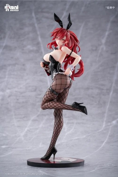 The Comic Convention day has arrived and Aki is ready to sign comics for her fans. AniMester presents an highly detailed 1/6 scale figure based on an original character illustration by Maenoo. Dressed in a cute and playful bunny girl costume, Aki is ready to meet her adoring fans. In her right hand she holds her comic as she strikes a pose.