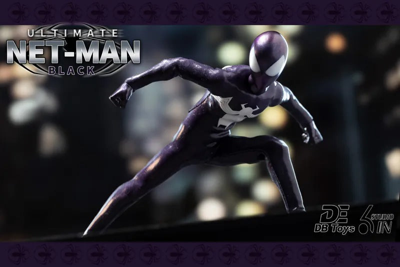 (Pre-order) DBToys X 6in Studio Ultimate Netman 1/12 Figure (Black Symbiote)