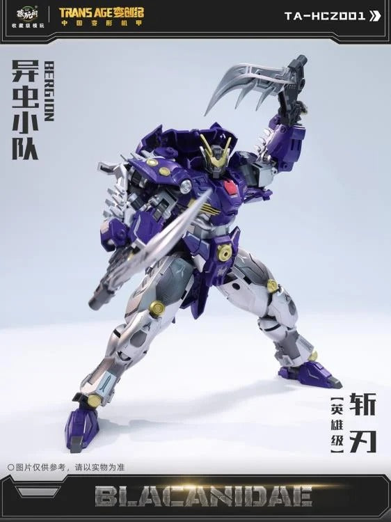 Expand your figure collection with the Insect Squad Series Blacanidae figure by Cang-Toys! This figure is around 7 inches tall and can convert from a robot form to a insect form. Blacanidae also features multiple points of articulation and accessories to create a variety of poses. Be sure to add it to your collection!