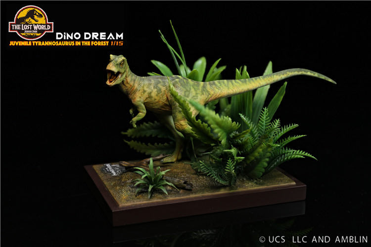 (Pre-order) Dino Dream 1/15 Juvenile Tyrannosaurus in the forest Statue