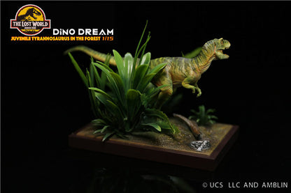 (Pre-order) Dino Dream 1/15 Juvenile Tyrannosaurus in the forest Statue