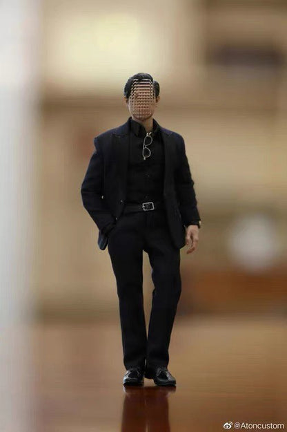 Aton Custom 1/12 Black Suit Jacket (Without Headsculpt)