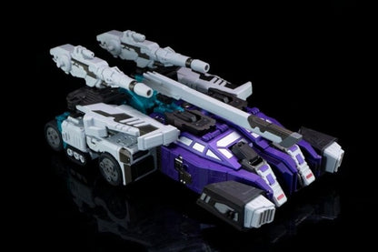 The GDW-03M Fuuma figure stands just over 11 inches tall as a robot and transforms into 6 different modes!

This figure is highly articulated and can be posed with the included guns or sword. With an edition size of 500 pieces worldwide you will want to be sure to add him to your collection!