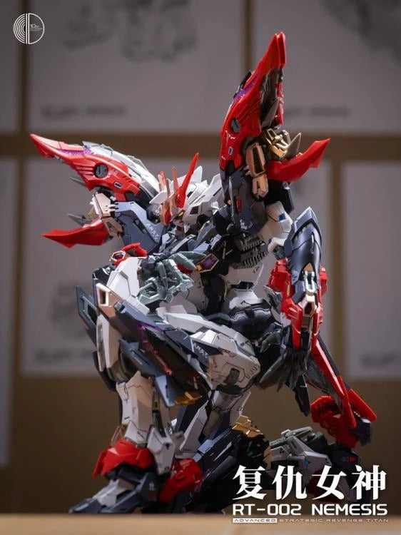 In ERA+ is proud to introduce a new model kit that will upgrade your mecha collection with some serious firepower: the Nemesis Advanced Strategic Revenge Titan! Featuring a wide range of accessories and weapons, this is one mecha you won't want to miss out on! Order yours today and get ready to battle!