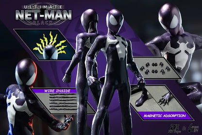 (Pre-order) DBToys X 6in Studio Ultimate Netman 1/12 Figure (Black Symbiote)