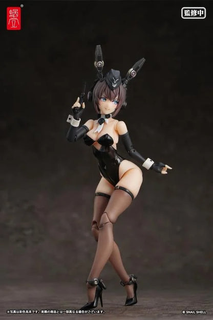 Snail Shell is proud to present a new 1/12 scale figure that will add some firepower to your collection: say hello to RA-03 Panzer Bunny Anneliese! This figure comes with two types of interchangeable face parts (smiling, open mouth), fully movable eyeball gimmick, and the included "Mini Tool NEO for Changing Eyes" allows you to change the gaze.