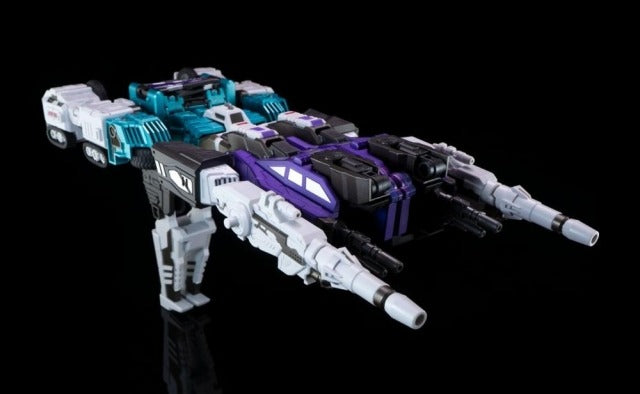 The GDW-03M Fuuma figure stands just over 11 inches tall as a robot and transforms into 6 different modes!

This figure is highly articulated and can be posed with the included guns or sword. With an edition size of 500 pieces worldwide you will want to be sure to add him to your collection!