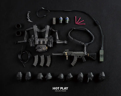 (Pre-order) Hot Play 1/12 Captain Wolf Hunter HP001 (Deluxe Ver.) Action Figure