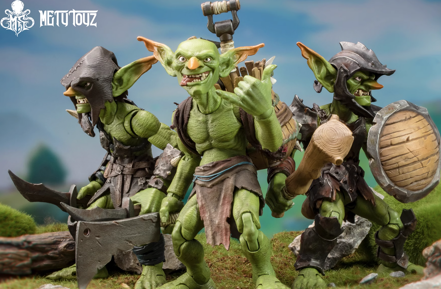 (Pre-order) Mety Toyz Adventurer’s World Goblin Team of 3