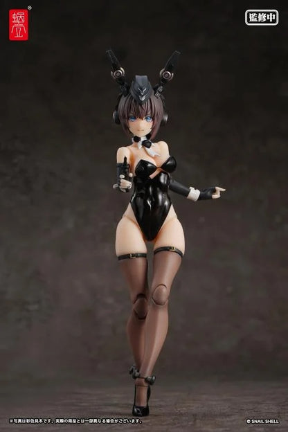 Snail Shell is proud to present a new 1/12 scale figure that will add some firepower to your collection: say hello to RA-03 Panzer Bunny Anneliese! This figure comes with two types of interchangeable face parts (smiling, open mouth), fully movable eyeball gimmick, and the included "Mini Tool NEO for Changing Eyes" allows you to change the gaze.