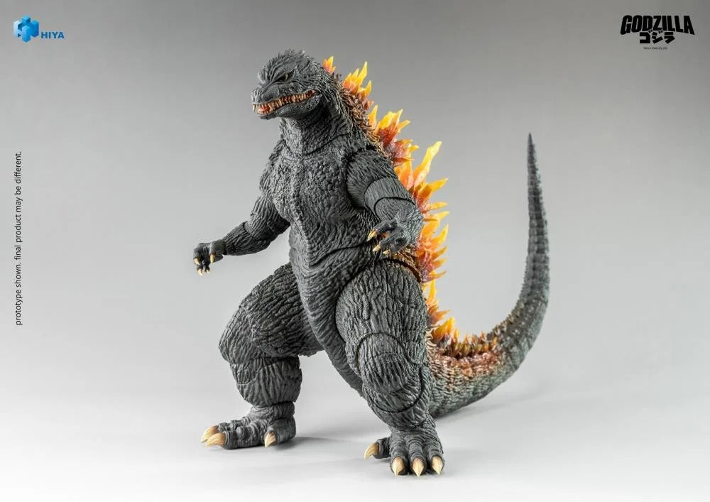 Godzilla lands in Nemuro, Hokkaido. He destroys the town and disappears, but then makes another landing in Tokaimura, Ibaraki Prefecture. Meanwhile, a mysterious rock mass discovered in Kashima Nada, Ibaraki Prefecture by the Crisis Control Intelligence (CCI) suddenly begins flying and confronts Godzilla. When Godzilla radiates a heat ray, a giant UFO appears from within the rock mass...