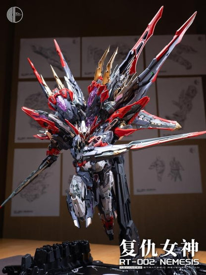In ERA+ is proud to introduce a new model kit that will upgrade your mecha collection with some serious firepower: the Nemesis Advanced Strategic Revenge Titan! Featuring a wide range of accessories and weapons, this is one mecha you won't want to miss out on! Order yours today and get ready to battle!