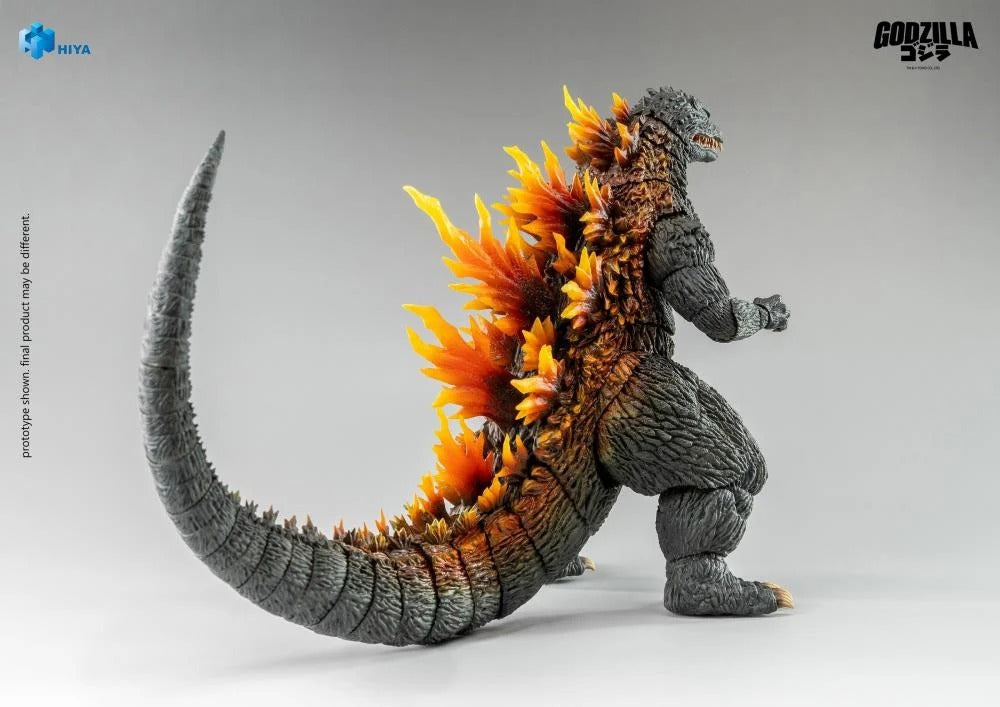Godzilla lands in Nemuro, Hokkaido. He destroys the town and disappears, but then makes another landing in Tokaimura, Ibaraki Prefecture. Meanwhile, a mysterious rock mass discovered in Kashima Nada, Ibaraki Prefecture by the Crisis Control Intelligence (CCI) suddenly begins flying and confronts Godzilla. When Godzilla radiates a heat ray, a giant UFO appears from within the rock mass...