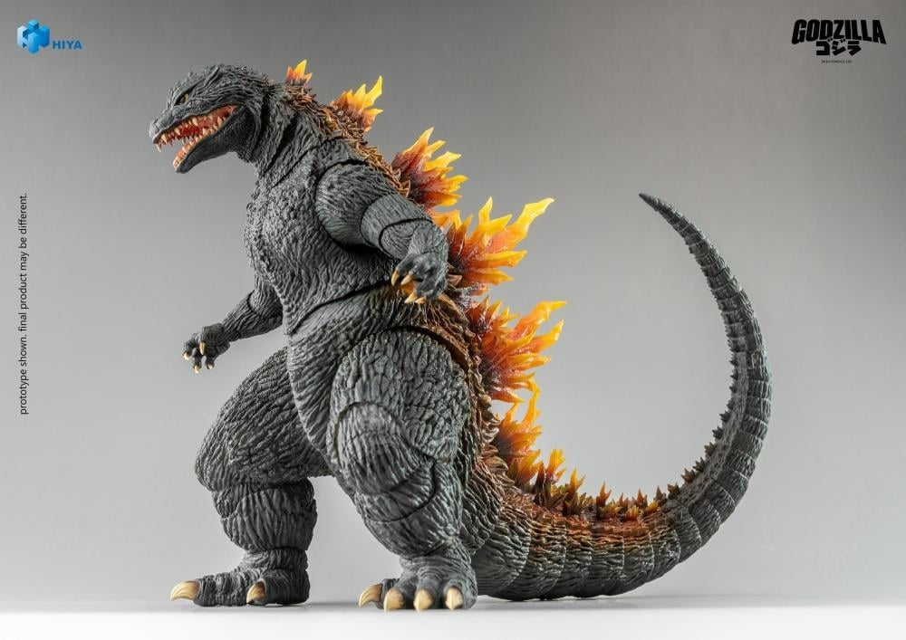 Godzilla lands in Nemuro, Hokkaido. He destroys the town and disappears, but then makes another landing in Tokaimura, Ibaraki Prefecture. Meanwhile, a mysterious rock mass discovered in Kashima Nada, Ibaraki Prefecture by the Crisis Control Intelligence (CCI) suddenly begins flying and confronts Godzilla. When Godzilla radiates a heat ray, a giant UFO appears from within the rock mass...
