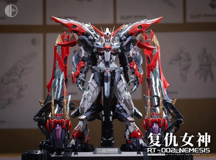 In ERA+ is proud to introduce a new model kit that will upgrade your mecha collection with some serious firepower: the Nemesis Advanced Strategic Revenge Titan! Featuring a wide range of accessories and weapons, this is one mecha you won't want to miss out on! Order yours today and get ready to battle!