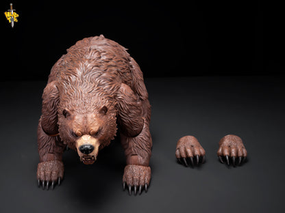 (Preorder) Hero Toys 1/10 Tribal Hunter Orc Tracker & War Bear action figure