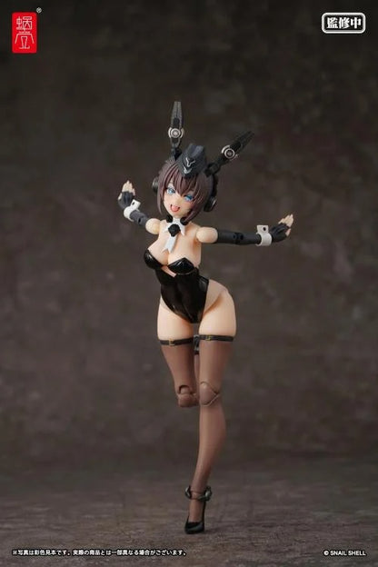 Snail Shell is proud to present a new 1/12 scale figure that will add some firepower to your collection: say hello to RA-03 Panzer Bunny Anneliese! This figure comes with two types of interchangeable face parts (smiling, open mouth), fully movable eyeball gimmick, and the included "Mini Tool NEO for Changing Eyes" allows you to change the gaze.