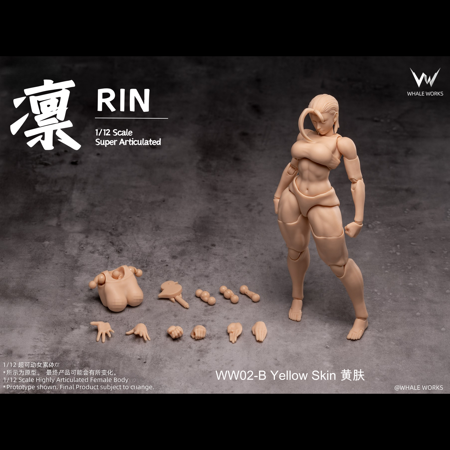 (Pre-order) Whale Works 1/12 Super Articulate figures Rin