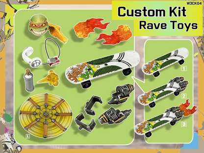 (Pre-order) Rage toys 1/12 Samurai Force The Crossbow master summer + Rave toys custom kit