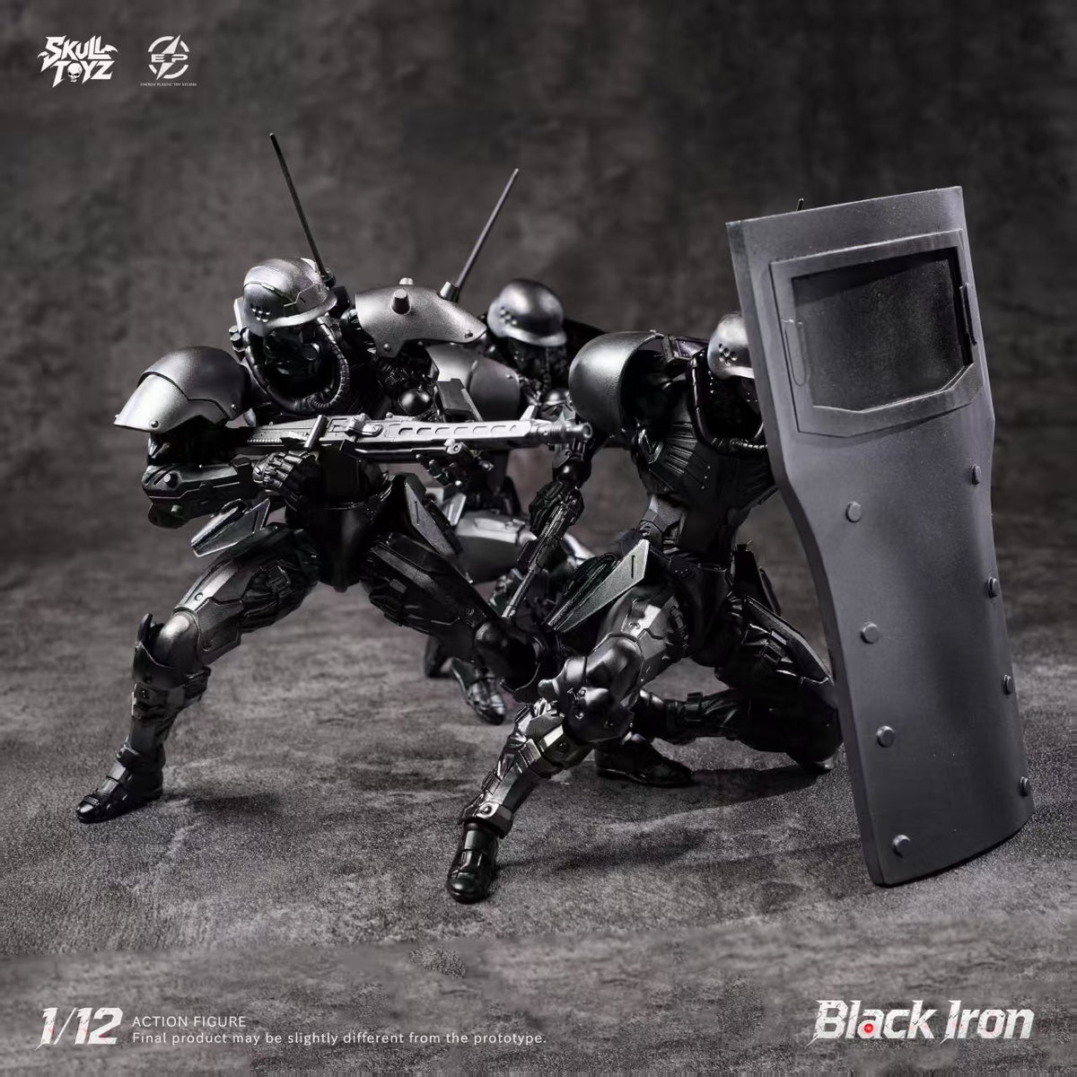 (Preorder) Skull Toyz x Snake SK002 & SK003 Black Iron Classic & Cyber Solo & Team 1/12 action figure
