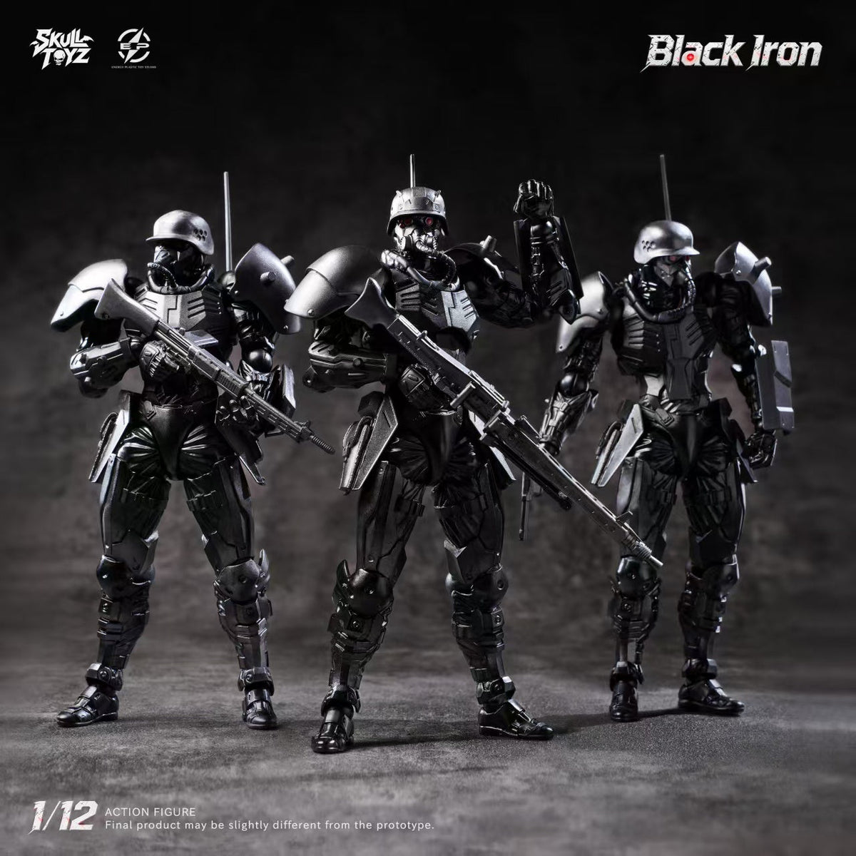 (Preorder) Skull Toyz x Snake SK002 & SK003 Black Iron Classic & Cyber Solo & Team 1/12 action figure
