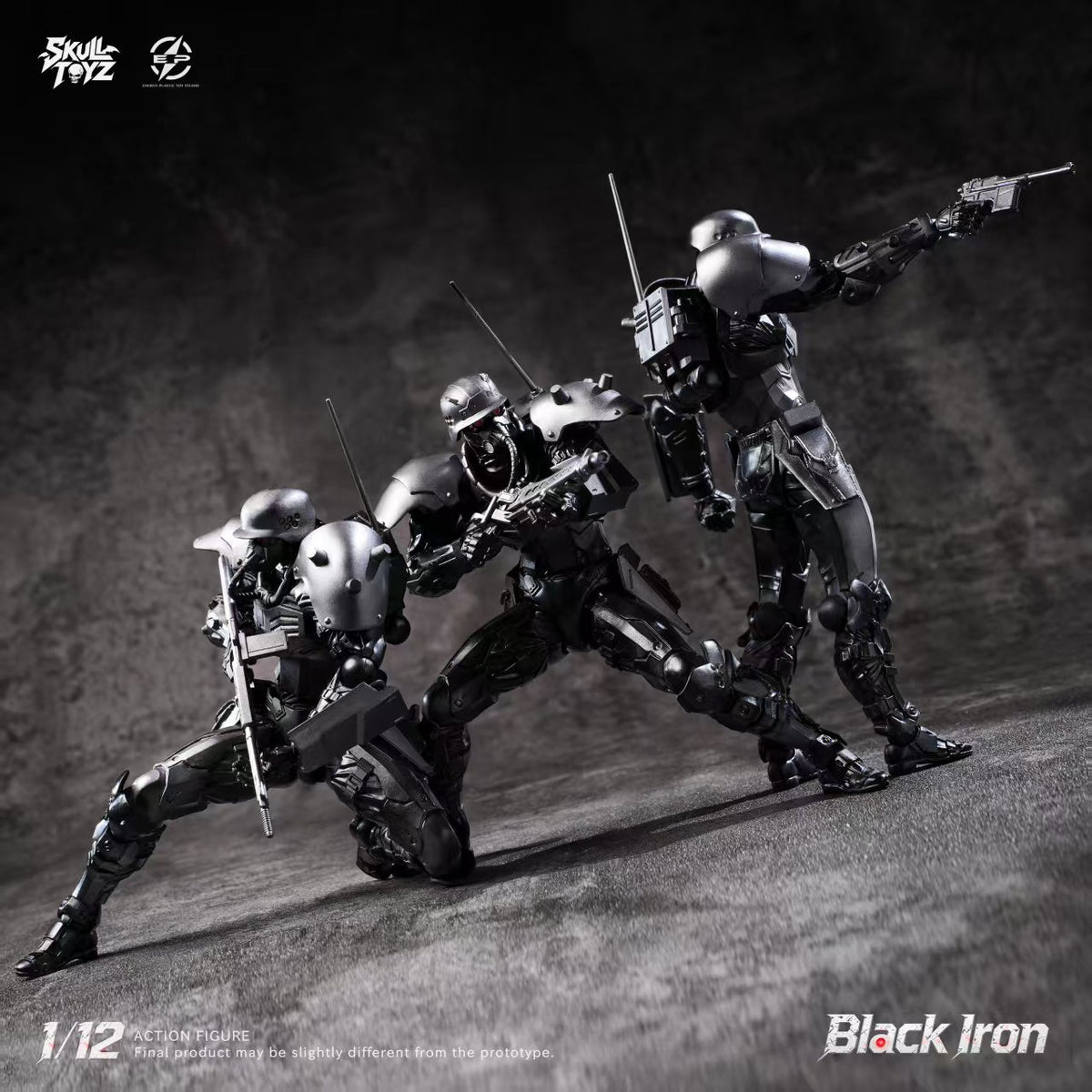 (Preorder) Skull Toyz x Snake SK002 & SK003 Black Iron Classic & Cyber Solo & Team 1/12 action figure