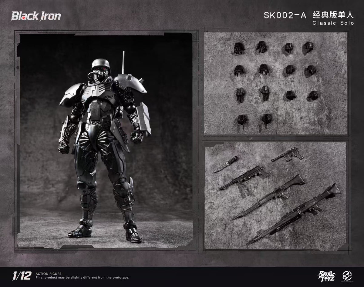 (Preorder) Skull Toyz x Snake SK002 & SK003 Black Iron Classic & Cyber Solo & Team 1/12 action figure