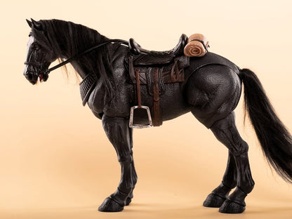 Fish Toys is proud to present a new entry in their Wilderness Series that will add some horsepower to your 1/12 collection: the Horse (Basic B Ver.)! Equipped with a full saddle, this figure includes 24 movable joints and includes a closed-mouth head sculpt with hairy lower legs. Don't miss out on adding this figure to your collection and ride off into the sunset!  Other figures shown not included (sold separately)