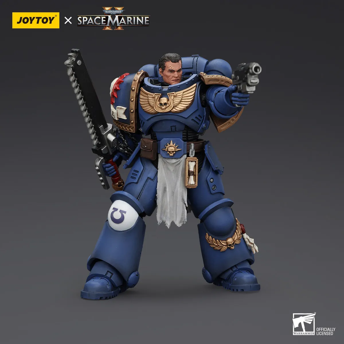 (Pre-order) Joy Toy Space Marine 2 Ultramarines Lieutenant Titus