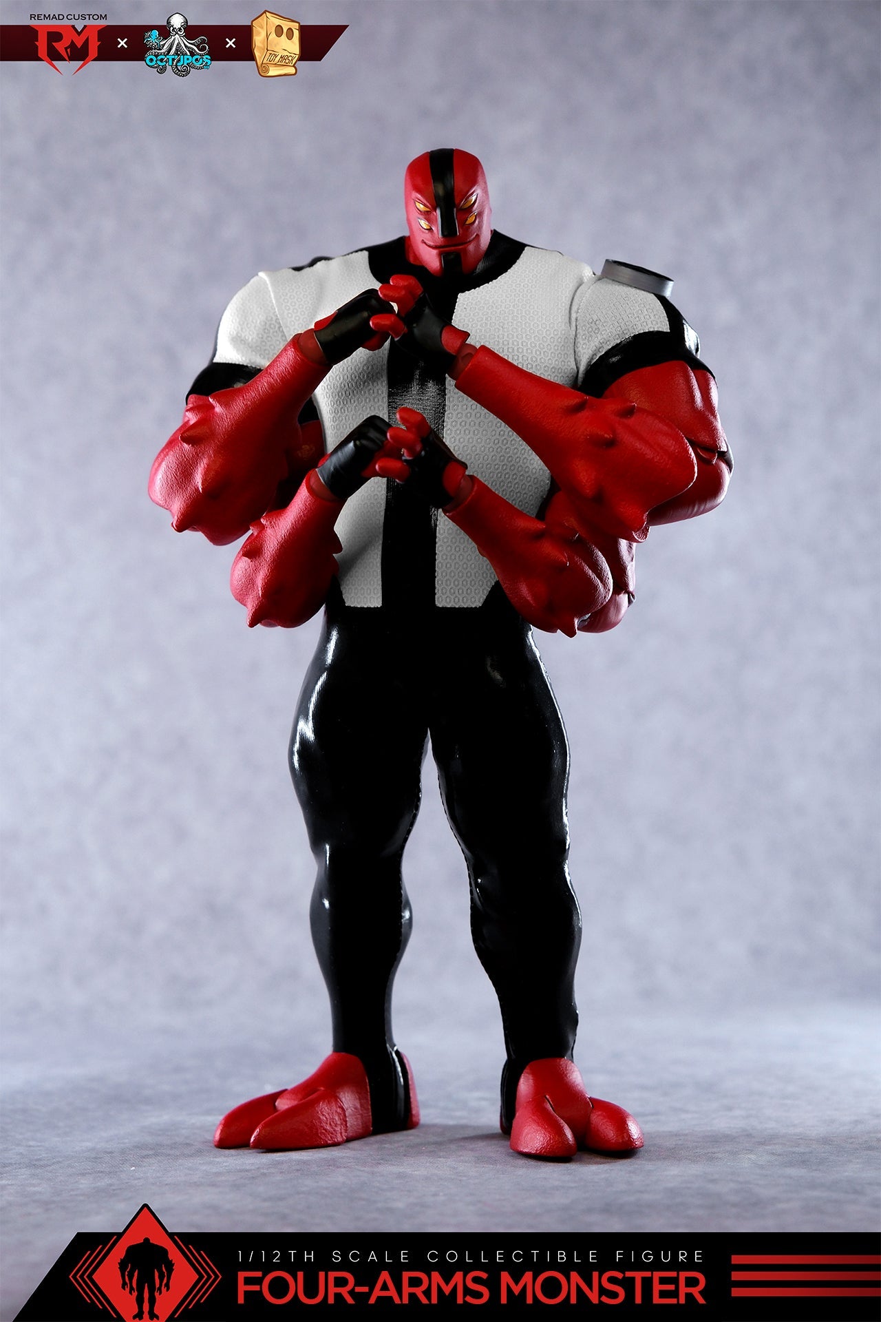 (Preorder) Octupus x Remad Custom 1/12 Four Arms Monster 8.9in action figure