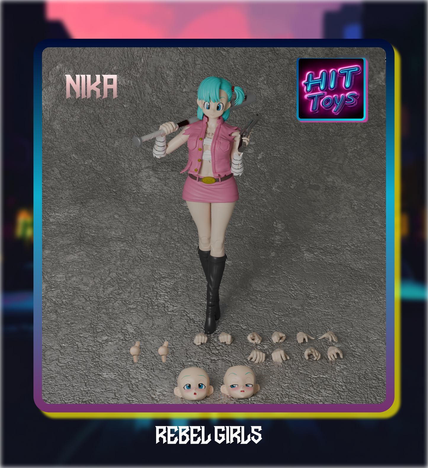 (Pre-order) HITToys 1/12 Rebel Girls Series Wave One Set of 2 (Luna and Nika)