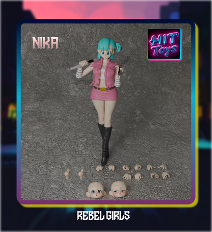 (Pre-order) HITToys 1/12 Rebel Girls Series Wave One Set of 2 (Luna and Nika)