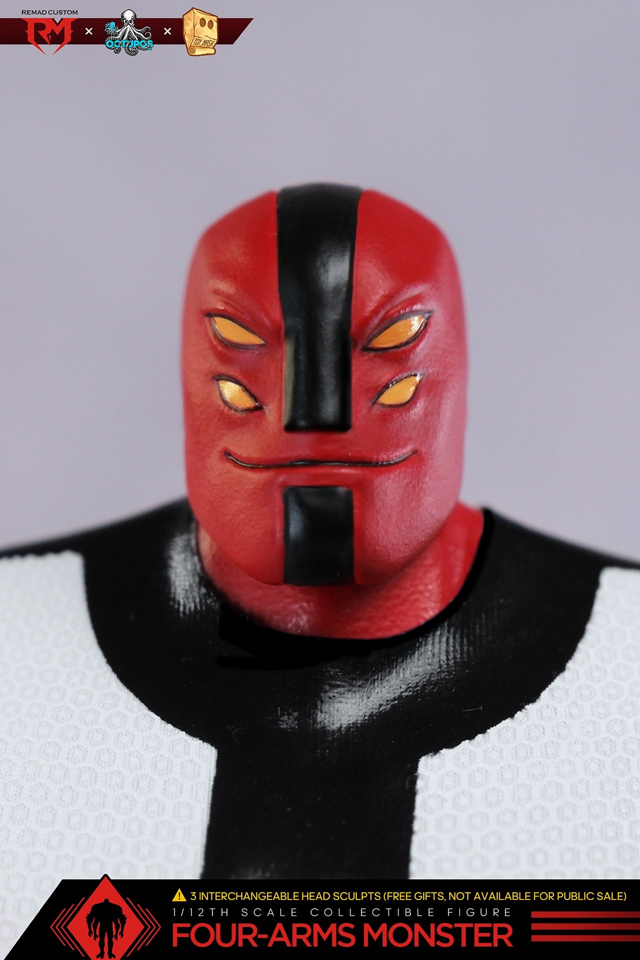 (Preorder) Octupus x Remad Custom 1/12 Four Arms Monster 8.9in action figure