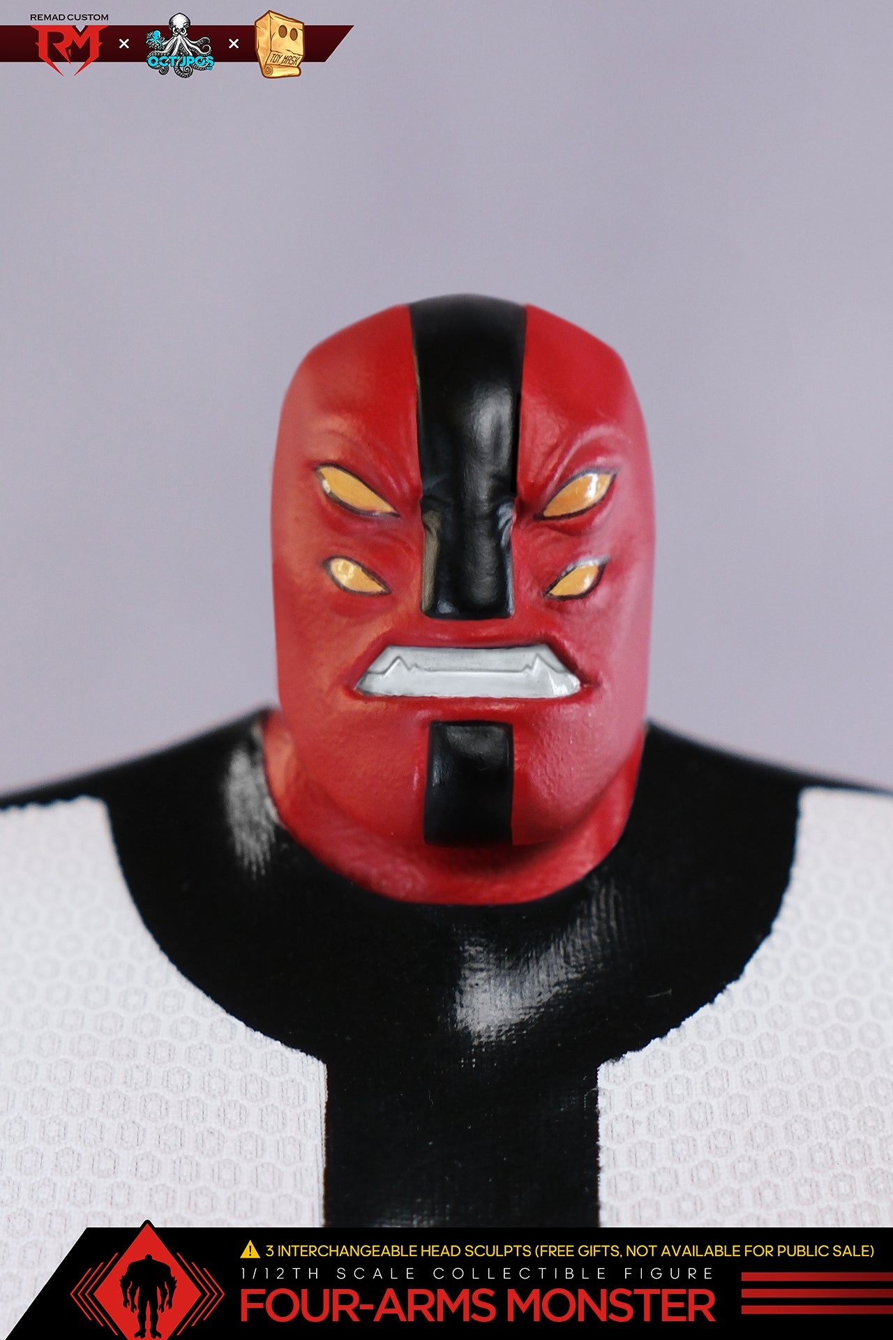 (Preorder) Octupus x Remad Custom 1/12 Four Arms Monster 8.9in action figure