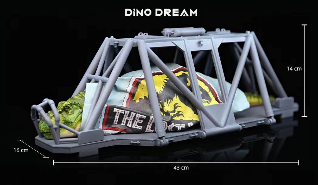 Dino Dream 1/30 scale sleeping TREX and scene