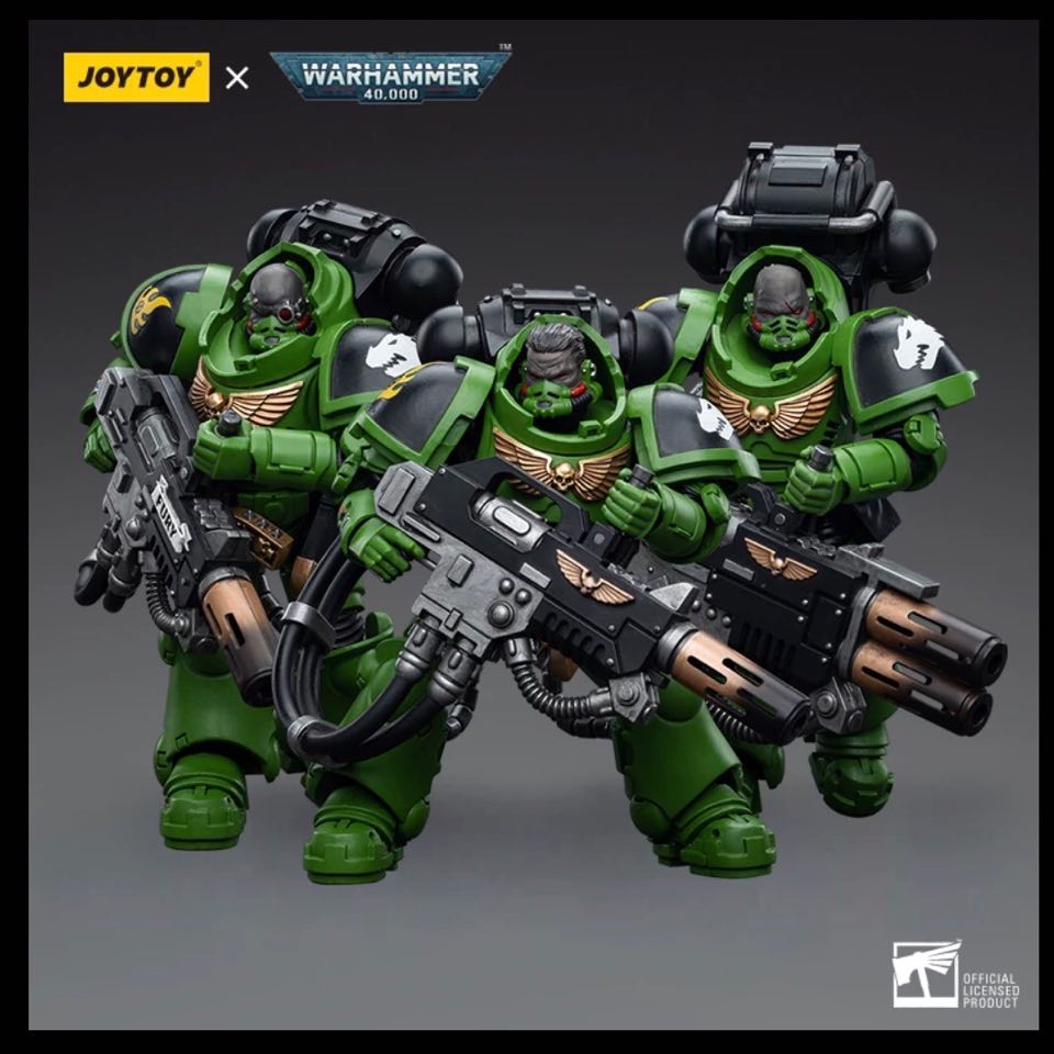 Joy Toy Warhammer 40K Salamanders Eradicators Set of 3