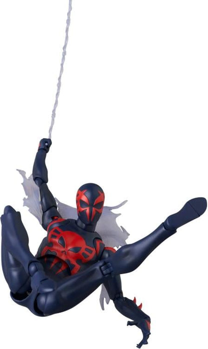 From the far flung future of 2099 comes the next entry in the popular MAFEX series: Spider-Man 2099! This futuristic superhero features premium articulation and detail lifted straight from the comic book series. Don't miss out on this web-swinging Spider-Man 2099 comic figure and order yours today!