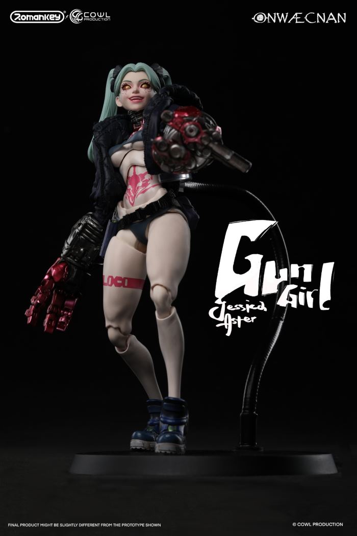 (Pre-order) Romankey X Cowl 1/12 Gun Girl Jessica Aster Deluxe Ver.