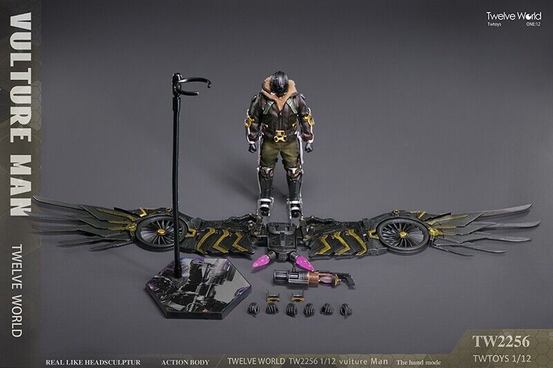 Twtoys 1/12 Deluxe Version Light Up Vulture Man Figure (Reissue)