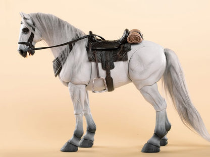 Fish Toys is proud to present a new entry in their Wilderness Series that will add some horsepower to your 1/12 collection: the Horse (Basic B Ver.)! Equipped with a full saddle, this figure includes 24 movable joints and includes a closed-mouth head sculpt with hairy lower legs. Don't miss out on adding this figure to your collection and ride off into the sunset!  Other figures shown not included (sold separately)