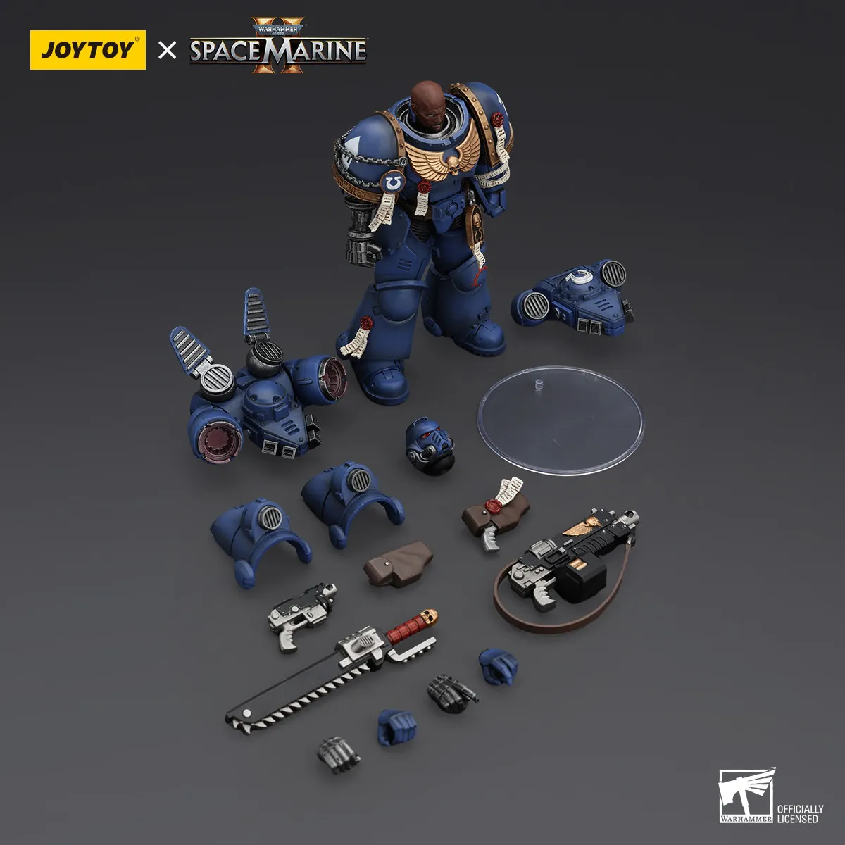 (Pre-order) Joy Toy Space Marine 2 Ultramarines Brother Chairon