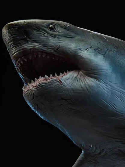 (Pre-order) W-Dragon Megalodon Ghost Jaw 1/35 Statue