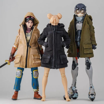 Figure Accessory Cloth Parka Jacket 1/12 Scale