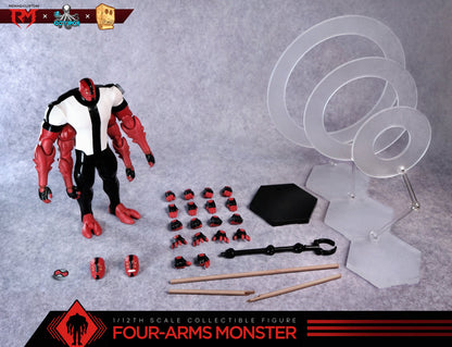 (Preorder) Octupus x Remad Custom 1/12 Four Arms Monster 8.9in action figure
