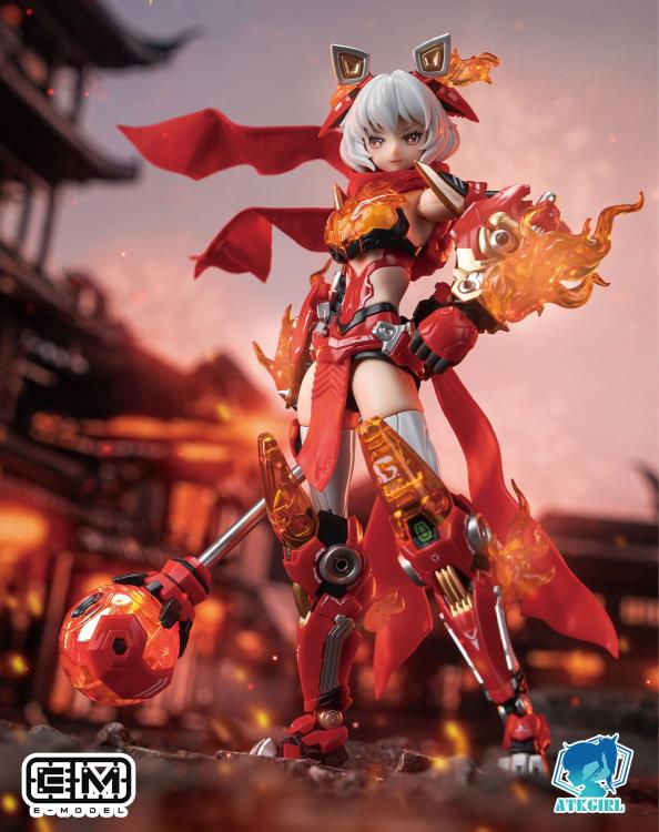 Expand your A.T.K. Girl collection with this Awoken Mountain Lion 1/12 scale mecha-girl plastic model kit by Eastern Model! This highly articulated model features a red and white color scheme and includes a variety of parts along with various accessories for creating fun poses with the model. Be sure to add this model to your collection!