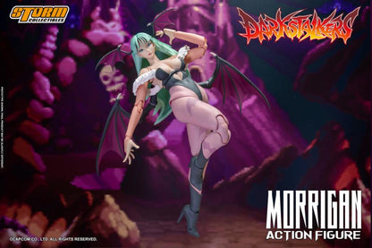 Morrigan is a succubus and the head of house Aensland, a ruling-class family of the Makai Kingdom. Despite being a soul-consuming demon, Morrigan is a benevolent ruler. She will do anything to protect her homeland and views Ultron Sigma as its ultimate threat. Morrigan has chosen to ally herself with the resistance. Some are wary about partnering with her, but she has taken a liking to Ghost Rider, the ultimate supernatural enforcer, conveniently neutralizing any threat she poses. 