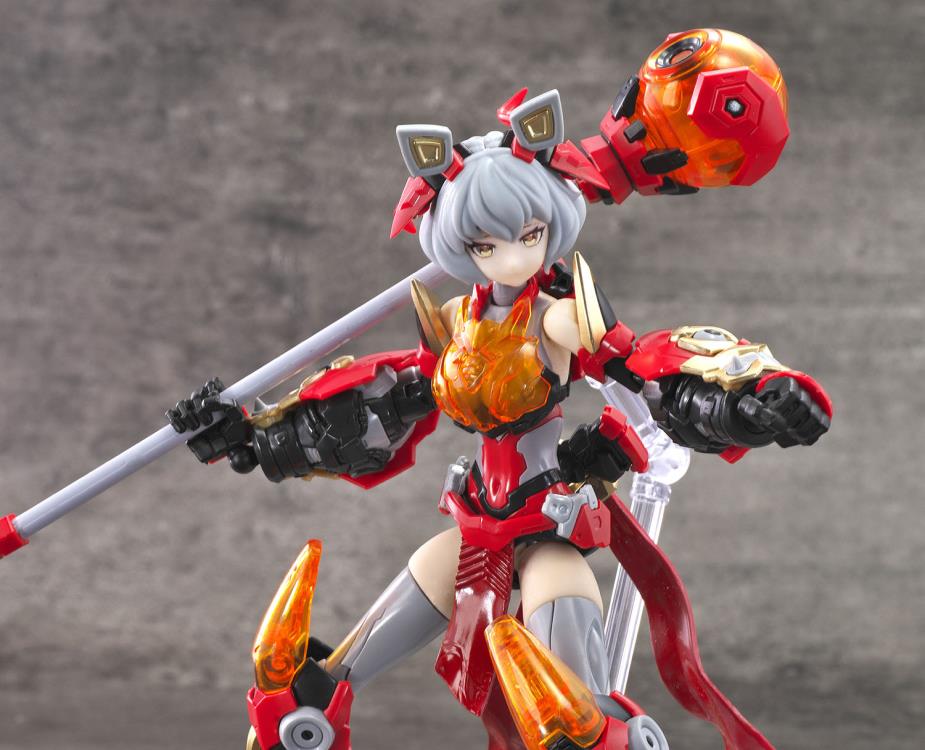 Expand your A.T.K. Girl collection with this Awoken Mountain Lion 1/12 scale mecha-girl plastic model kit by Eastern Model! This highly articulated model features a red and white color scheme and includes a variety of parts along with various accessories for creating fun poses with the model. Be sure to add this model to your collection!